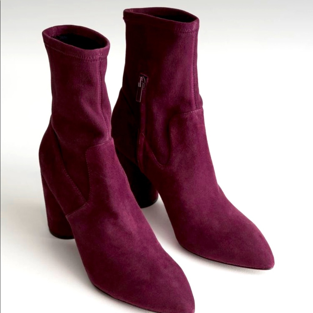 &other stories Suede sock boots